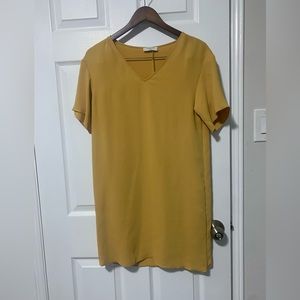 Beautiful Mustard T-Shirt dress from Aritzia